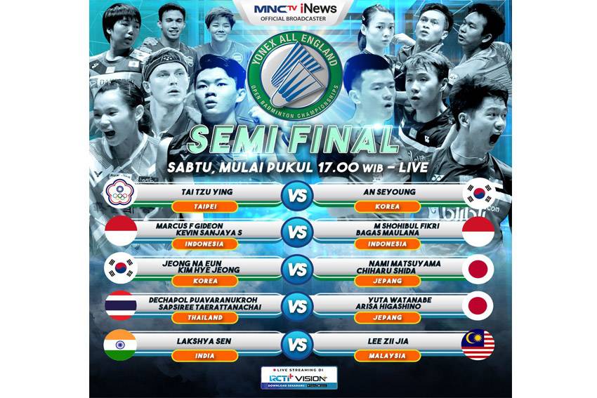 All england 2022 schedule malaysia time