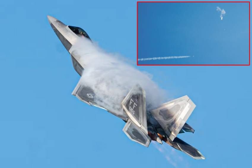 AS: Jet Tempur F-22 Tembak Jatuh Balon Mata-mata China