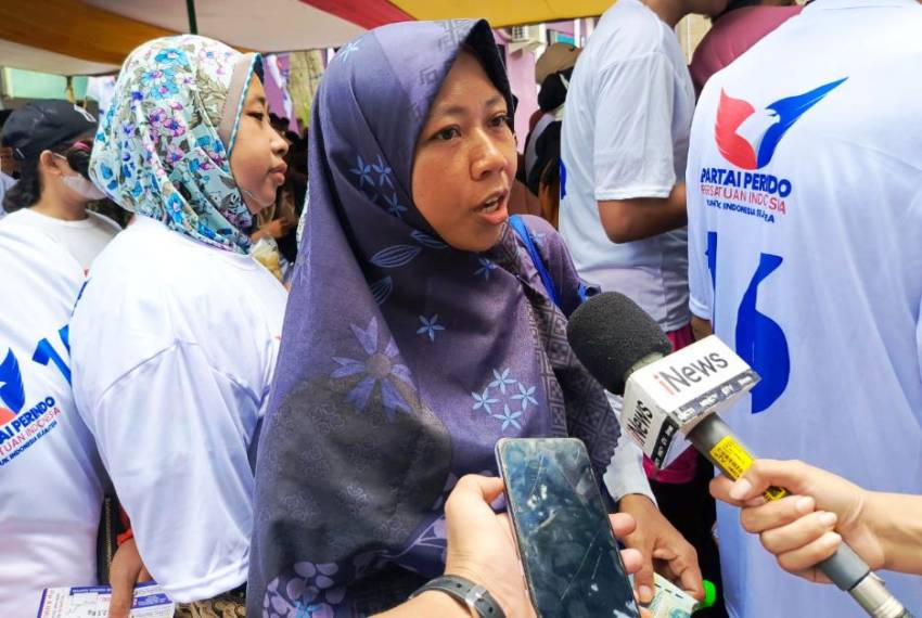 Partai Perindo Gelar Bazar Murah, Warga Bersyukur karena Terbantu