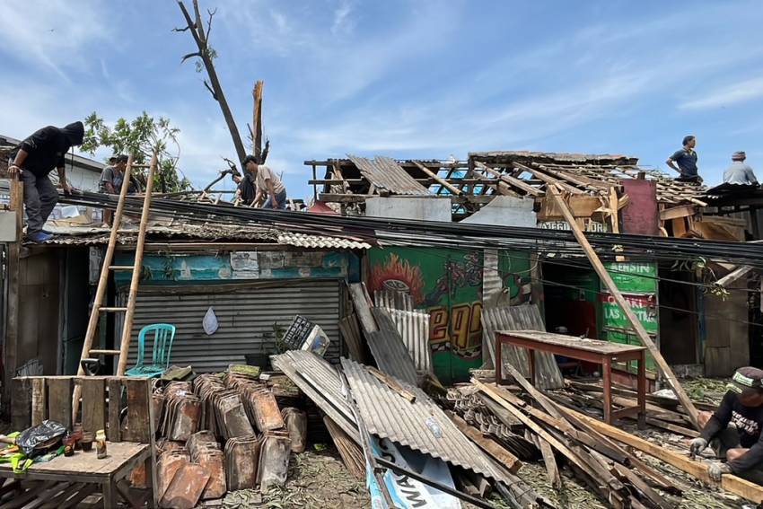 Penampakan Mengerikan Bangunan di Rancaekek Bandung Hancur Disapu Tornado