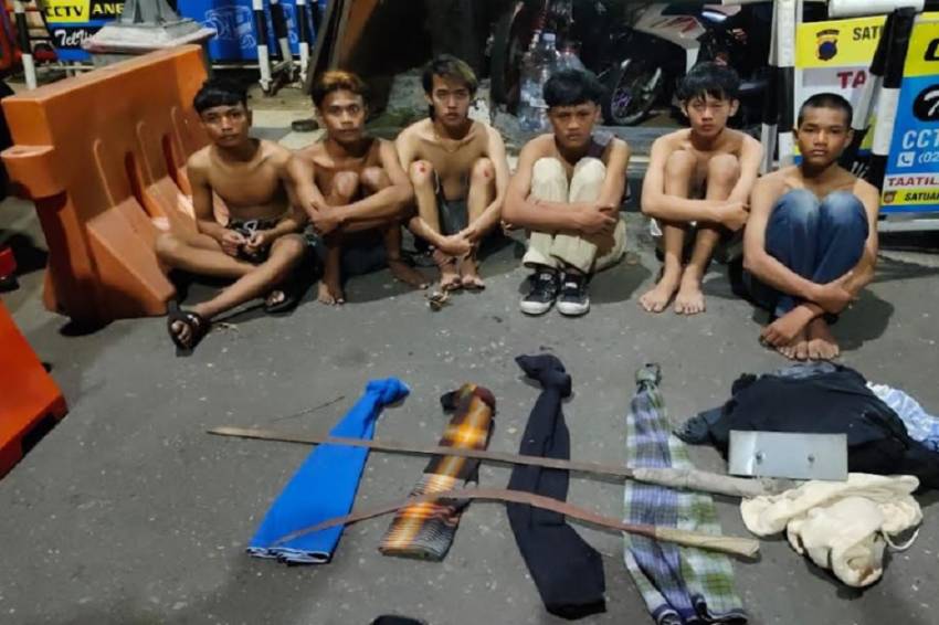 Ngeri, Ini Senjata yang Dipakai Geng di Semarang untuk Tawuran