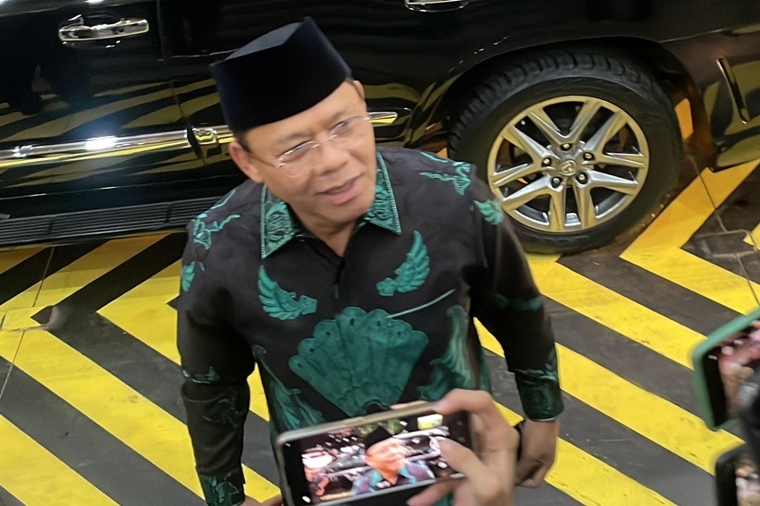 Plt Ketum dan Sekjen PPP Ngumpul Bareng Koalisi Prabowo di Halalbihalal Golkar