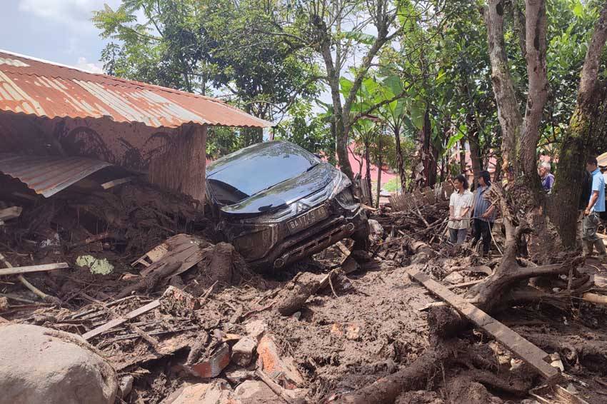 Banjir Bandang Lahar Dingin Sumatera Barat, 3.198 Orang Mengungsi