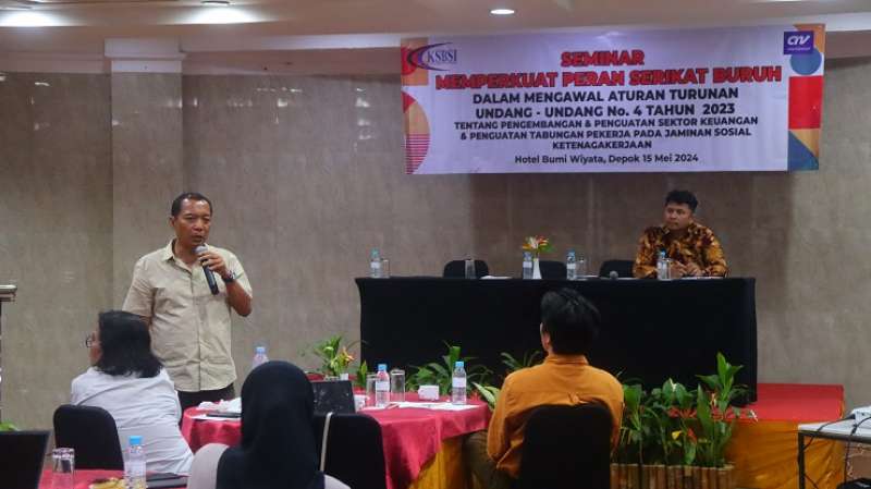 Konfederasi Serikat Buruh Seluruh Indonesia Tolak DPLK DPPK Ikut Kelola Dana JHT JP Milik Pekerja