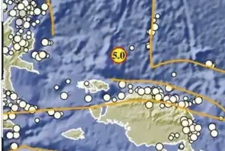 Gempa Magnitudo 5,0 Guncang Raja Ampat, Tak Berpotensi Tsunami