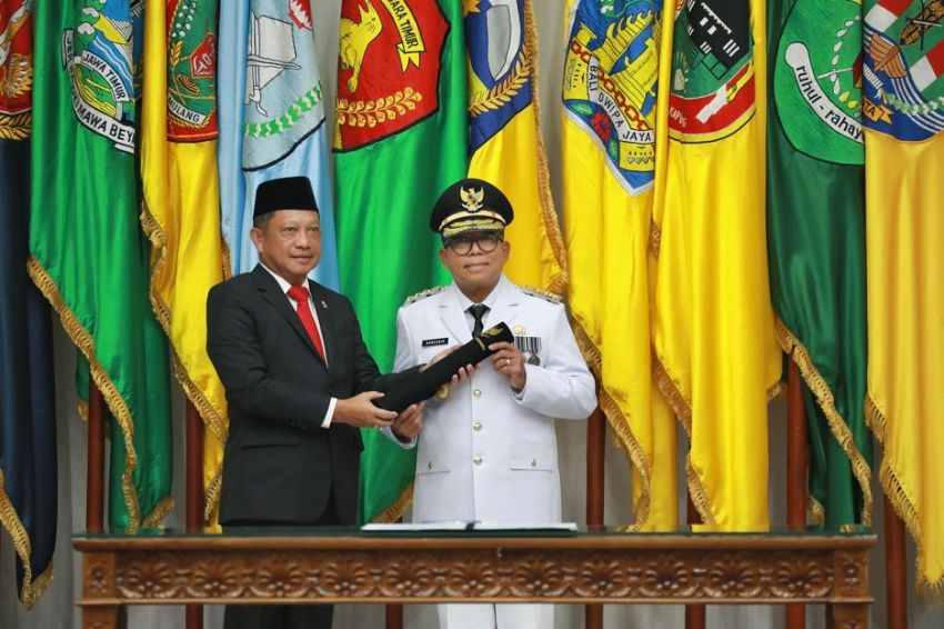 Staf Ahli Kemenpora Samsudin Dilantik Jadi Pj Gubernur Lampung