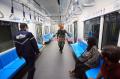 Jelang New Normal, TNI Jaga Stasiun MRT