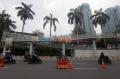 Pembongkaran JPO dan Halte Transjakarta Bank Indonesia Dimulai