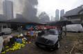 Kebakaran Hanguskan Bengkel di Kawasan Kuningan Jakarta