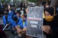 Ratusan Mahasiswa Semarang Gelar Unjuk Rasa di Kawasan Lawang Sewu
