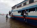 Banjir Rob Rendam Pelabuhan Kali Adem Muara Angke