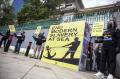 Serikat Buruh Migran Indonesia Gelar Aksi Tolak Perbudakan Modern ABK di Kedubes China