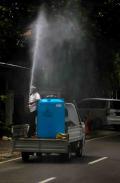 Kasus Baru Covid-19 di Jakarta Tak Kunjung Reda, Penyemprotan Disinfektan Digencarkan