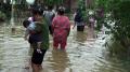 Curah Hujan Tinggi Sebabkan Banjir di Seluruh Kawasan Desa Sayung Demak