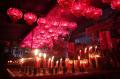 Sembahyang Malam Tahun Baru Imlek di Vihara Amurva Bhumi