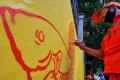 PPSU Gokil, Percantik Tembok Jalanan Ibukota Lewat Lukisan