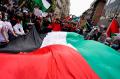 Dukungan Pro Palestina dari Jalanan Kota Madrid