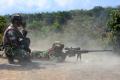 Sangar, Marinir Tembakkan Senjata Mesin Otomatis Gatling Gun dan Sniper di Hutan Baluran