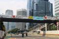 Progres Pembangunan Jembatan Penyeberangan Sepeda Karet Sudirman Capai 67 Persen