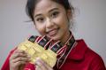 Pesenam Artistik Putri DKI Rifda Irfanaluthfi Tambah Raihan Emas