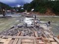 Jembatan Darurat Putus di Kampung Muhara Banten