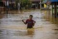 Banjir Kembali Rendam Kabupaten Hulu Sungai Tengah, Ketinggian Air Hingga Dua Meter