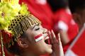 Bara Semangat Suporter Indonesia, Merah Putihkan Stadion Jassim Bin Hamad Qatar