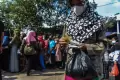 Operasi Pasar Murah Minyak Goreng di Palembang Diserbu Warga