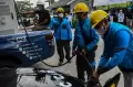 Peresmian SPKLU PLN Ditandai Pengisian Bahan Bakar Peserta Touring Jakarta-Jambi