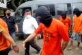 Bak Ayam Sakit, Empat Tersangka Anggota Geng Motor Tertunduk di Mapolres Bogor