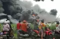 Kebakaran Hebat Hanguskan Pabrik Plastik di Pati