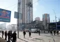Kian Mencekam, Gedung Apartemen di Kiev Hancur Dihantam Rudal