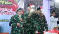 Kenakan Baret TNI dan Baju Loreng, Habib Luthfi Tausiah Kebangsaan di Markas Banteng Raider
