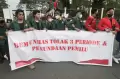 Tolak Presiden 3 Periode dan Kenaikan Harga BBM,  Ribuan Mahasiswa Geruduk Gedung DPR