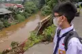Bantaran Sungai Ciliwung di Pengadegan Usai Terjadi Longsor