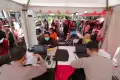 Antrean Warga Daftar Mudik Gratis Lebaran 2022 di Polda Metro Jaya