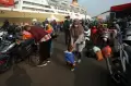 Ratusan Pemudik Kapal Gratis Tiba di Pelabuhan Tanjung Emas Semarang