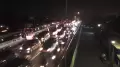 Ribuan Kendaraan Melintas di Simpang Jomin, Kemacetan Tak Terhindarkan