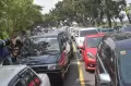 Kemacetan di Jalan Raya Perak Jombang
