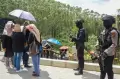 Pengamanan Lokasi Wisata IKN Nusantara Oleh Pasukan Brimob
