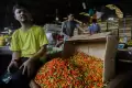 Makin Pedas, Harga Cabai Rawit di Pasar Induk Kramat Jati Tembus Rp100 Ribu/Kg
