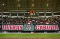 Potret Aksi Suporter Dukung Timnas Indonesia U-19 di Stadion Patriot Bekasi