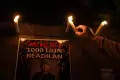 Aksi 1.000 Lilin Keadilan untuk Kematian Brigadir Joshua Hutabarat