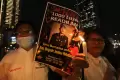 Aksi 1.000 Lilin Keadilan untuk Kematian Brigadir Joshua Hutabarat