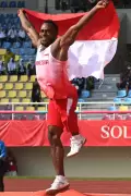 Dapiel Bayage Raih Medali Emas Lompat Tinggi APG 2022