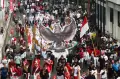 Kirab Bendera Merah Putih Sepanjang 1.700 Meter di Jakarta