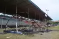Kerusakan Stadion H Dimurthala Lampineung Akibat Kericuhan Penonton