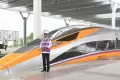 Presiden Jokowi Tinjau Proyek Kereta Cepat