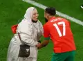 Lolos ke Semifinal, Begini Momen Pemain Maroko Peluk Ibunya Usai Pertandingan