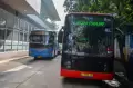 Uji Coba Bus Listrik di Bandung